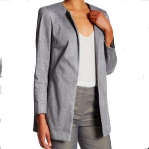 Light Grey Python print Lafayette 148 NY Jacket 4